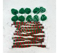 Homeponnew Decorazione per le vacanze Materiale rosso Dimensioni colpito 13 x 12 x 4 cm Colorrosso, verde festivo facile da usare per IDEALE per le vacanze, Natale, decorazione della casa, tappo di