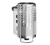 Homeponnew Deodorante per auto, intelligente per diffusore di aromaterapia Start-Stop con intensità regolabile e modalità luce, clip di ventilazione in lega di alluminio per presa d'aria interna