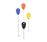 Homeponnew ESSENZIALE ATTREZZATURA DI PESCA Questo set completo di aghi da esca da 4 pezzi è essenziale per qualsiasi pescatore che cerca di migliorare le proprie abilità di produzione di rig e