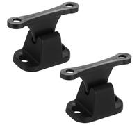 Homeponnew Fermaporta a forma di T in nylon per camper, camper e veicoli da campeggio, 6,1 x 3,5 cm, nero bianco, confezione da 2