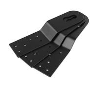 Homeponnew Fibbia di ancoraggio di sicurezza per tetto, ancoraggi permanenti in metallo per edifici con telaio in legno, confezione da 3 clip di protezione anticaduta in lega di alluminio, per uso