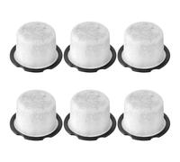 Homeponnew Filtri dell'acqua di ricambio per macchina da caffè al carbonio per macinare e preparare macchine da caffè, lunga durata, 6-12 mesi, facili da installare, bianco sei carichi