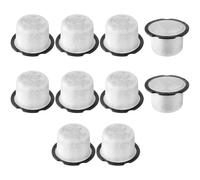 Homeponnew Filtri dell'acqua di ricambio per macchina da caffè al carbonio per macinare e preparare macchine da caffè, lunga durata, 6-12 mesi, facili da installare, colore bianco, 10 pezzi