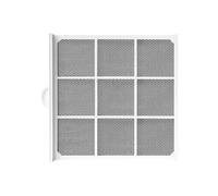 Homeponnew Filtro dell'aria riutilizzabile in lega di alluminio lavabile per tubi in PVC e PE, dimensioni 110 mm e 160 mm (per 110 mm)