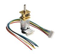 Homeponnew GA12-N20 Motoriduttore CC 6 V con encoder, ruota dentata in metallo ad alta coppia per hobby RC fai da te e piccoli robot, lunghezza 36 mm, albero D-Cut da 3 mm, 150 giri/min