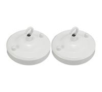 Homeponnew Gancio da soffitto per lampada a sospensione, confezione da 2, gancio di montaggio in metallo per soggiorno e bar, 105 x 20 mm, nero/bianco/bronzo/rame antico/cromo/oro francese