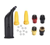 Homeponnew Guarnizione per spazzola rotonda RING per pulitore a vapore SC1, SC2, SC4, SC5 - 4 spazzole rotonde, 2 ugelli, 1 ugello di prolunga, 10 anelli di tenuta