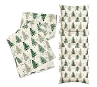 Homeponnew Holiday Decor 6 Persone Facilmente Poliestere Rosso Dimensione13 x Festivo per IDEALE per Casa Vacanza Decorazione di Natale Per Alberi di Natale Fiocco di neve design aggiunge una