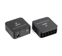 Homeponnew Hub per controller della velocità della ventola per PC da gioco, gestione del flusso d'aria, ingresso 12 V CC, con 6 ventole di supporto, indicatore LED, regolazione regolare per postazione