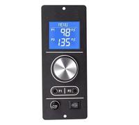 Homeponnew Kit controller forno digitale Chef Gen 2 per griglie a pellet SG 24/30, SGX, DLX, XT e Pursuit 20 - Doppie sonde per carne, controllo temperatura ± 5°F, metallo nero