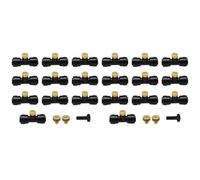 Homeponnew Kit di 20 ugelli di nebulizzazione in ottone e plastica per sistemi di nebulizzazione a bassa pressione, include testine di spruzzo, ugelli statici e strumenti di intasamento