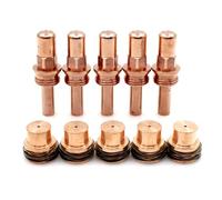 Homeponnew Kit di consumabili per taglierina al plasma con 5 elettrodi 177895 e 5 ugelli 177896 per torcia Miller ICE80CM