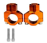 Homeponnew Kit rialzo manubrio moto, in alluminio lavorato a CNC, con sollevamento corto, per montaggio universale su modelli compatibili