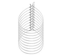 Homeponnew Leader da pesca in fluorocarbonio per acqua dolce salata, forza 9,1 kg-36,3 kg con chiusura girevole, confezione da 12/24 include 6 lunghezze (15-61 cm), resistente all'abrasione e filo