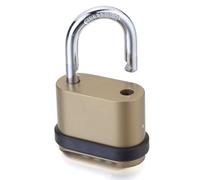 Homeponnew Lucchetto a combinazione a 4 cifre, per interni ed esterni, in lega di zinco, con 10.000 codici possibili, codice ripristinabile per capannoni, armadietti, cassette degli attrezzi