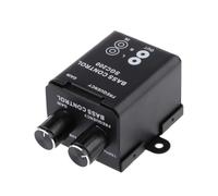 Homeponnew Manopola di controllo del volume per bassi e subwoofer audio per auto, compatibile con ingresso RCA, alloggiamento in metallo