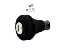 Homeponnew Manopole per mulinello da pesca DAIWA EVA da 8,8 g, compatibili con albero DAIWA da 27 mm x 4 mm, adatte per Shimano e altre marche da 26,5 a 27,5 mm, nero, rosso, argento, nero, oro