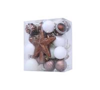 Homeponnew Ornamento 5 cm stella splendida 10,59,5 cm glitter per durevole per ideale per le vacanze di Natale di glitter palle di Natale 30 pezzi di 54 cm, insieme a un ornamento festivo 5 cm