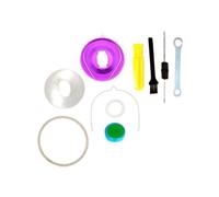 Homeponnew Parti di ricambio in acciaio inossidabile per Daiwa Alphas 20/21/22, set di componenti audio di ricambio per allarme di scarico con guarnizione in metallo anticorrosione e