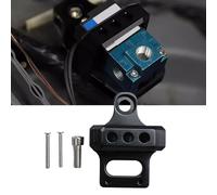 Homeponnew Per AEM 3-Port per Boost Controller Solenoide Kit staffa di montaggio per elettrovalvola - Alluminio anodizzato lavorato CNC, nero, installazione vano motore