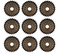 Homeponnew Pignone con filettatura a 7 velocità, struttura in acciaio, gamma di denti 14-28 per mountain bike, ruote del cambio, installazione rotativa per sistemi di velocità 3x7(9)