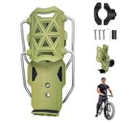 Homeponnew Portabicchieri autoregolante girevole a 360° con blocco automatico per biciclette, moto, passeggini e ATV, resistente alle intemperie e installazione senza attrezzi, colore verde selvaggio