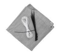 Homeponnew Protezione frangivista per balcone e terrazza, 0,9 x 5 m, resistente, per parabrezza e recinzione, in nero, grigio o caffè