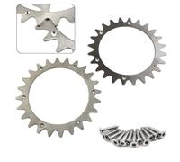 Homeponnew Punte in acciaio inox per WORX per tosaerba LANDROID S e per robot tosaerba serie M, compatibili con modelli S300/M500/M700/M1000/S450i/S700i/M800i/M900/M1000i, 2 tacchetti con viti