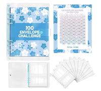 Homeponnew Raccoglitore trasparente in PVC A5 per archiviazione di banconote, raccolta monete e organizzazione notebook (3)