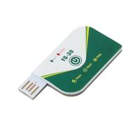 Homeponnew Registratore dati di temperatura USB con valutazione IP67, intervallo da -30 °C a 70 °C, precisione ± 0,5 °C, monitoraggio 180 giorni, rapporto PDF tramite USB, funzione allarme