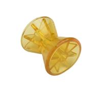 Homeponnew Rulli oscillanti a coste per rimorchi per barche, in plastica, per kayak, yacht e rimorchi, diametro 76 mm, apertura 13,5 mm, blu