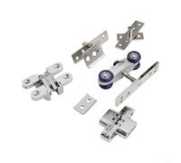 Homeponnew Ruote pieghevoli per porte in legno e a soffietto con design ispessito in varie scene