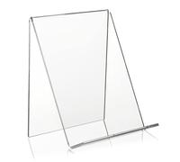 Homeponnew Scaffale di esposizione acrilico trasparente dello scaffale per libri con il posizionamento obliquo per la promozione del prodotto del controsoffitto e del piano di appoggio