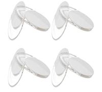 Homeponnew Set di 8 maniglie per tende e tende veneziane, per ganci trasparenti in plastica resistente per una facile installazione, elegante hardware per il trattamento delle finestre