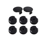 Homeponnew Set di bobine per decespugliatore compatibile con Bosch ART 24, 27, 30 e ART 30-36 LI, ricambio per F016800351, confezione da 6 bobine a doppia linea con 2 coperchi, materiale ABS, 55 x 24
