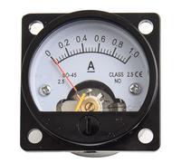 Homeponnew SO-45 - Amperometro analogico DC da pannello 1A-30A con supporto shunt esterno per 30A-500A, tipo puntatore 47x47 mm, misuratore di corrente per industriale P