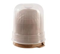 Homeponnew Stampo in silicone per bevande, grande capacità da 100 ml, sformatura rapida in 1 secondo, impilabile e a lenta fusione, per whisky, caffè, succhi di frutta e frutta, marrone