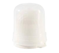 Homeponnew Stampo in silicone per bevande, grande capacità da 100 ml, sformatura rapida in 1 secondo, impilabile e a lenta fusione per whisky, caffè, succhi di frutta e frutta, marrone (bianco)