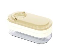 Homeponnew Stampo multifunzione per ravioli, con scatola portaoggetti, per ravioli, dolci, pane, biscotti, crostate e mini pizza, verde, viola o cachi