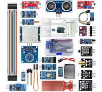Homeponnew Starter kit modulo sensore 22 in 1 per Arduino e Raspberry Pi con tutorial, compatibile con STM32, componenti elettronici per principianti