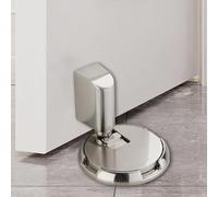 Homeponnew Storm Fermaporta per interni, resistente, per uso antivento, senza fori, struttura in lega di zinco con design a doppio foro, compatibile con legno/metallo/composito Do