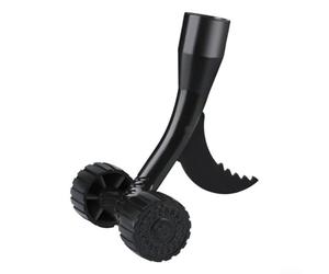 Homeponnew Strumento per diserbo da giardino con ruote, compatto ed ergonomico, efficace rimozione di erbacce ostinate da spazi ristretti, leggero e facile da riporre per giardinaggio estivo