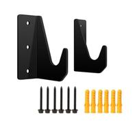 Homeponnew Supporto da parete per sollevamento del pavimento, organizer per martinetti idraulici, in acciaio resistente, con viti di espansione, nero