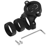 Homeponnew Supporto per computer Garmin Varia RTL515 RTL510 RVR315, staffa reggisella con cuscinetto in gomma ammortizzante, struttura in plastica e gomma, 39,6 x 44,6 x 47,3 mm, nero