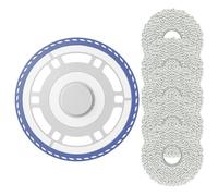 Homeponnew Supporto per panno mocio Ecovacs per DEEBOT N30 PRO/N30 per robot aspirapolvere OMNI, set da 6 pezzi con 5 panni in microfibra, accessorio lavabile e riutilizzabile A