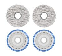 Homeponnew Supporto per panno mocio Ecovacs per DEEBOT Pro per robot aspirapolvere OMNI, set da 4 pezzi con panni in microfibra lavabili