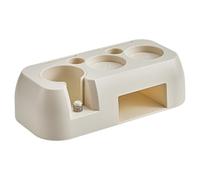 Homeponnew Supporto per portafiltro e supporto per pressino per caffè, compatibile con macchine da caffè espresso da 51-58 mm, regolabile, antiscivolo, facile da pulire, nero