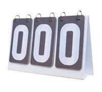 Homeponnew Tabellone segnapunti da tavolo per pallacanestro, calcio, badminton e biliardo, struttura in plastica e carta, circa 27 x 16 cm, pieghevole