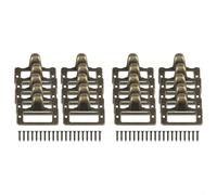 Homeponnew Targhette in ottone anticato per armadietti e cassetti, per schedari e scatole di gioielli, design retrò in lega di zinco, migliora l'estetica dell'armadio e della farmacia (20)