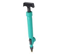 Homeponnew Ugello a pressione manuale per bottiglie di bevande, 30 cm, spruzzatore per irrigazione da giardino, PP + rame + struttura in ferro, verde (Gentleman of Blue)